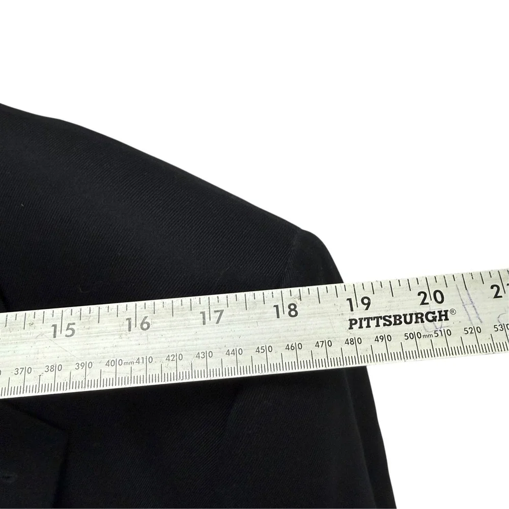 Giorgio Armani Black 100% Cashmere Blazer Jacket Made in Italy Size 56 IT US 46